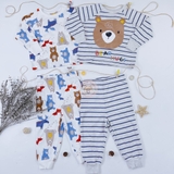 MATALAN Kid Unisex 2 Pack Woodland Pyjamas