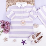 NEXT Kid Long Sleeve Rugby Collared Dress