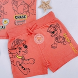 MATALAN Kid Boys Red Paw Patrol Short & T-Shirt Set