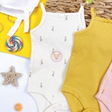 TU CLOTHING Baby Rib Bodysuits 3 Pack
