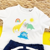 TU CLOTHING Baby Dinosaur T-Shirt & Navy Shorts