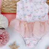 TU CLOTHING Baby Butterfly Print Tutu Swimsuit