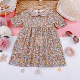 TU CLOTHING Kid Green & Pink Floral Dress