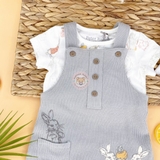 TU CLOTHING Baby Peter Rabbit Dungarees & Bodysuit