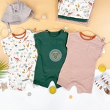 TU CLOTHING Baby Australian Animals Rompers 3 Pack