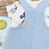 TU CLOTHING Baby Disney Mickey Mouse Dungarees & Bodysuit