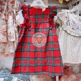 HM Baby Ruffled Dress Red/plaid