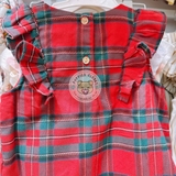 HM Baby Ruffled Dress Red/plaid
