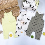 GEORGE Baby Panda Print All in Ones 3 Pack