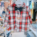 HM Baby Shirt and Bow Tie Red/plaid