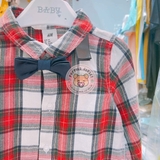 HM Baby Shirt and Bow Tie Red/plaid