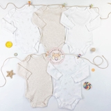 TU Baby Safari Long Sleeve Bodysuit 5 Pack