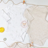 TU Baby Safari Long Sleeve Bodysuit 5 Pack