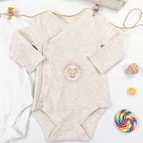 TU Baby Oatmeal & White Organic Bodysuit 2 Pack