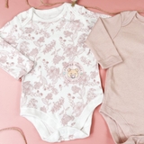 TU Baby Pink Long Sleeve Bodysuit 5 Pack