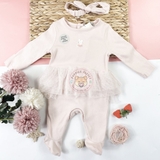 TU Baby Pink Mouse Tutu Sleepsuit