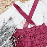 TU Baby Red Body, Bodysuit & Tights Set