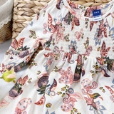 OLD NAVY Baby Long-Sleeve Twill Floral Dress for Baby