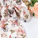 OLD NAVY Baby Long-Sleeve Twill Floral Dress for Baby