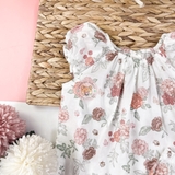HM Baby 2-piece cotton set White/Roses