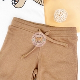 HM Kid 2-piece Printed Set Cream/dinosaur