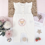 HM Baby Slub Jersey Romper Suit White