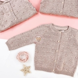 HM Baby Textured-knit cardigan
