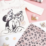HM Baby 2-piece printed set Natural white/Minnie Mouse