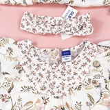 OLD NAVY Baby Long-Sleeve Floral One-Piece and Headband Set for Baby