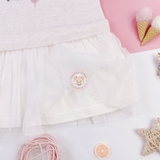 HM Baby Knitted dress Light beige/Rabbit