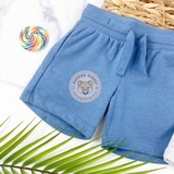 HM Kid 2-pack Sweatshorts Light gray melange/blue