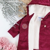 OLD NAVY Baby Unisex Sherpa-Lined Hooded Corduroy Critter Jacket for Baby