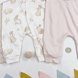 HM Baby 3-pack cotton pyjamas Light pink/Rabbit