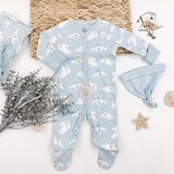 NEXT Baby Snowman Sleepsuit