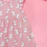 HM Baby Printed cotton dress Pink/Bunnies