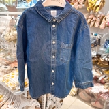 HM Baby Denim shirt Denim blue