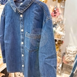 HM Baby Denim shirt Denim blue