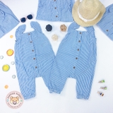 H&M Cotton romper suit blue