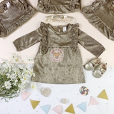 HM Flounce-trimmed dress