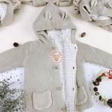 GEORGE Light Brown Textured Knit Cardigan