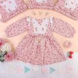 NEXT Pink Frill Mix Dress