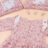 NEXT Pink Frill Mix Dress