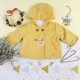 NEXT Ochre Cord Hooded Jacket