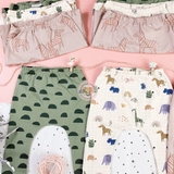 NEXT Pink/Cream 3 Pack GOTS Organic Leggings With Stretch