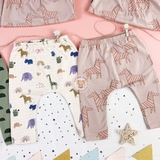 NEXT Pink/Cream 3 Pack GOTS Organic Leggings With Stretch