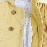 NEXT Ochre Cord Hooded Jacket