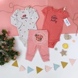 CARTERS 3-Piece Ladybug Little Character Set Pink/Heather