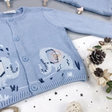 NEXT Blue Knitted Elephant Cardigan