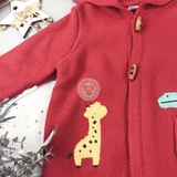 NEXT Red Character Applique Hooded Cardigan