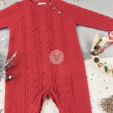 NEXT Red Cable Knitted Romper